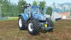 New Holland T6.160 spanish sky blue para Farming Simulator 2015
