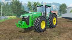 John Deere 8370R vivid malachite para Farming Simulator 2015