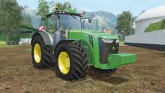 John Deere 8370R wheels shader para Farming Simulator 2015