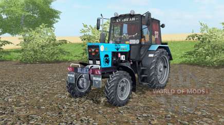MTZ-82.1 Belarús color azul para Farming Simulator 2017