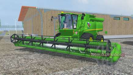 John Deere S690i dark pastel green para Farming Simulator 2013
