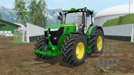 John Deere 7310R vivid malachite para Farming Simulator 2015