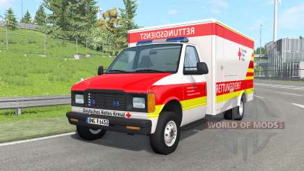 Gavril H-Series German Ambulance v1.4 para BeamNG Drive