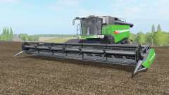 Fendt 9490 X with baler attacher para Farming Simulator 2017