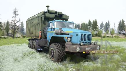 Ural-4320 suave de color azul para MudRunner