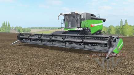 Fendt 9490 X with baler attacher para Farming Simulator 2017