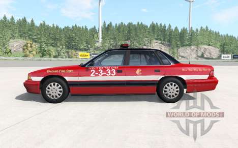 Gavril Grand Marshall Chicago Fire Department para BeamNG Drive