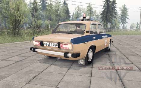VAZ-2106 Policía de la URSS para Spin Tires