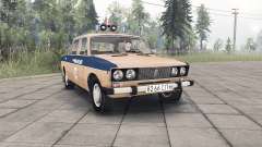 VAZ-2106 Lada de Policía de la Unión Soviética para Spin Tires