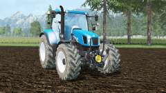 New Holland T6.140 front loader para Farming Simulator 2015