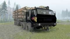 KrAZ-7E-6316 Siberia para Spin Tires