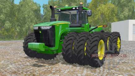 John Deere 9620R triple wheelȿ para Farming Simulator 2015
