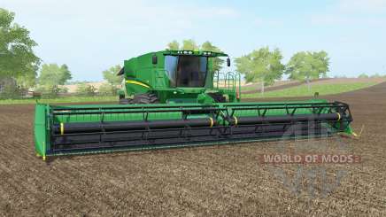 John Deere S690i pantone greeꞑ para Farming Simulator 2017