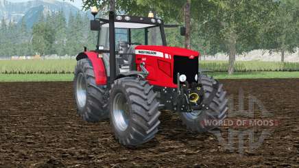 Massey Ferguson 6480 double wheels para Farming Simulator 2015