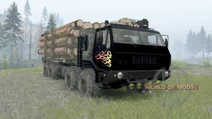KrAZ-7E-6316 Siberia para Spin Tires