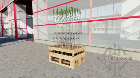 La bandeja de sesenta plantas de semillero del á para Farming Simulator 2017