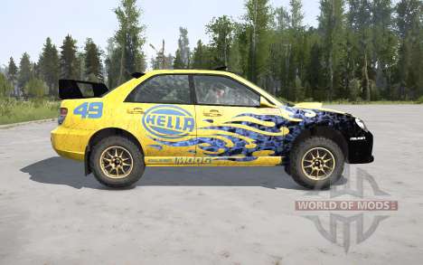 Subaru Impreza WRX STi Rallycar para Spintires MudRunner