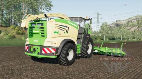Krone BiG X 1180 use spherical trailers para Farming Simulator 2017