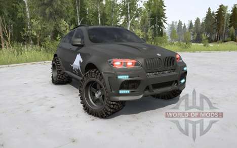 BMW X6 BORZ para Spintires MudRunner