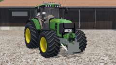 John Deere 7530 Premium wheels selection para Farming Simulator 2015
