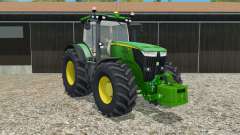 John Deere 7270R with weight para Farming Simulator 2015