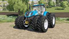 New Holland T7-series Michelin double wheels para Farming Simulator 2017
