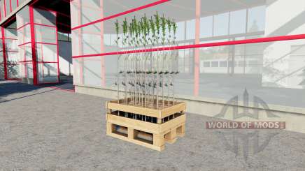 La bandeja de sesenta plantas de semillero del árbol para Farming Simulator 2017