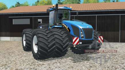 New Holland T9.565 tires slightly narrowed para Farming Simulator 2015