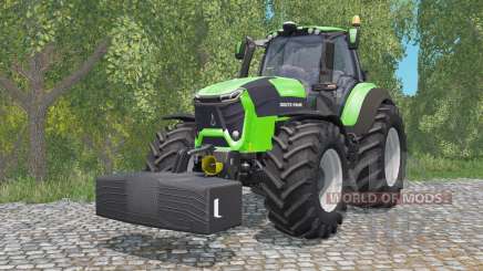 Deutz-Fahr 9340 TTV Agrotron with weighƫ para Farming Simulator 2015