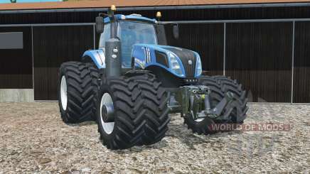 New Holland T8.320 zwillingsbereifunǥ para Farming Simulator 2015