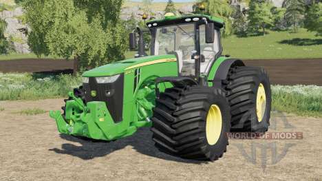 John Deere 8R-series wide tire options para Farming Simulator 2017
