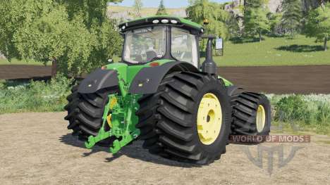 John Deere 8R-series wide tire options para Farming Simulator 2017