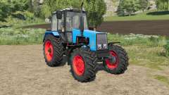 MTZ-1221 Belarús elección del color del cuerpo y las ruedas para Farming Simulator 2017