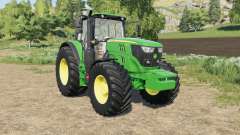 John Deere 6M-series changes wheels para Farming Simulator 2017