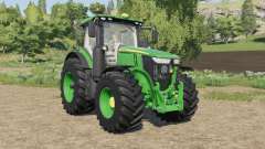 John Deere 7R-series tires little bigger para Farming Simulator 2017