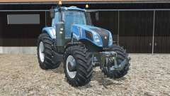 New Holland T8.320 new rear wheels para Farming Simulator 2015