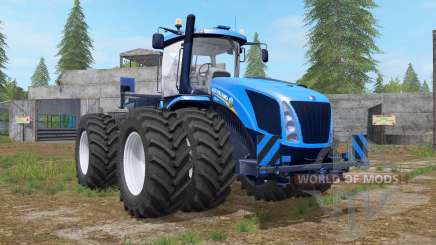 New Holland T9 multicolor with drilling tires para Farming Simulator 2017