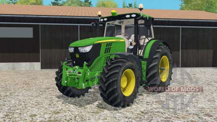 John Deere 6R-series twin wheels para Farming Simulator 2015