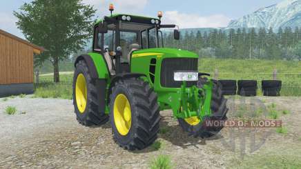 John Deere 6830 Premium adjustable tow hitch para Farming Simulator 2013