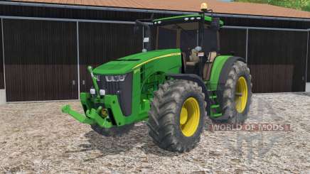 John Deere 8370R full lighting para Farming Simulator 2015