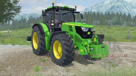 John Deere 6150R dynamic exhaust para Farming Simulator 2013