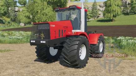 Kirovets K-744R3 en un color rojo brillante para Farming Simulator 2017
