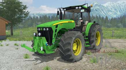 John Deere 8530 suspension axis wheel steering para Farming Simulator 2013