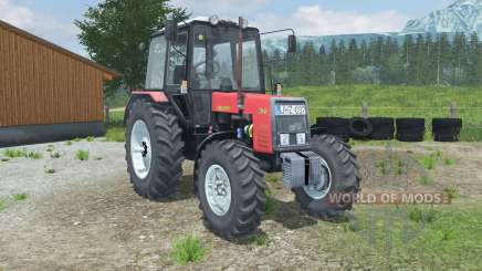 MTZ-Belarús 1025 rojo para Farming Simulator 2013