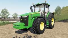 John Deere 8R new steering console and seat para Farming Simulator 2017