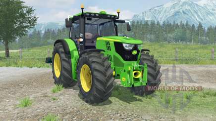 John Deere 6170R with weights para Farming Simulator 2013
