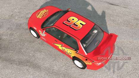 Hirochi Sunburst Lightning McQueen para BeamNG Drive