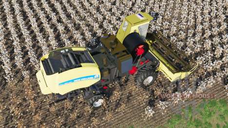 SK-5M Brisa de algodón en fardos para Farming Simulator 2017