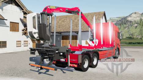 Volvo FH16 750 timber truck para Farming Simulator 2017
