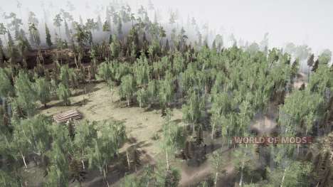 Over the hills and through the forest para Spintires MudRunner